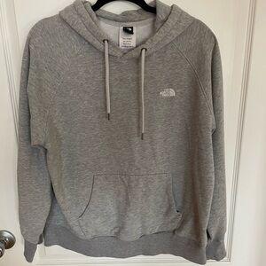The North Face Gray cropped Hoodie